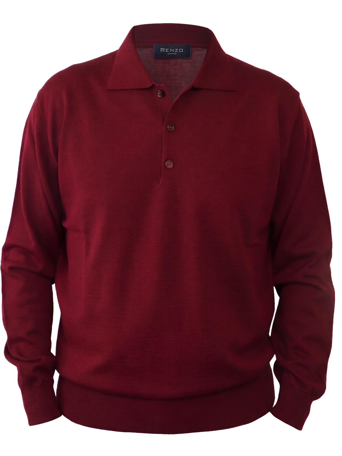 Πλεκτό Πουλόβερ Polo – 50% Merino Wool-50%PAC