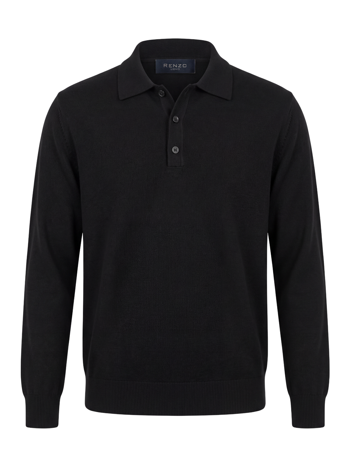 Πλεκτό Πουλόβερ Polo – 50% Merino Wool-50%PAC