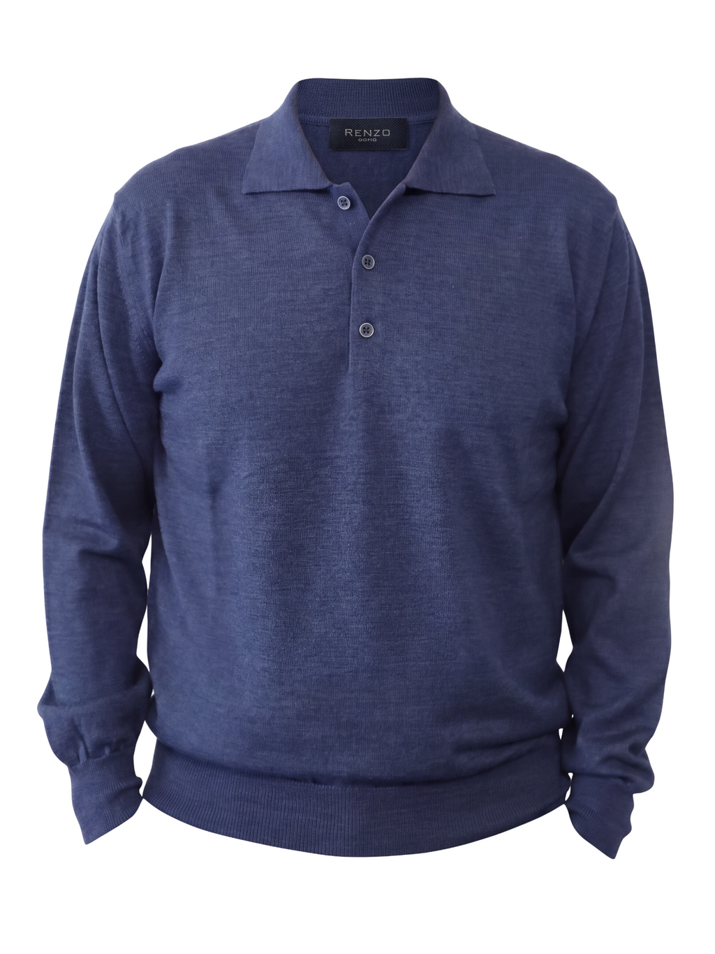 Πλεκτό Πουλόβερ Polo – 50% Merino Wool-50%PAC