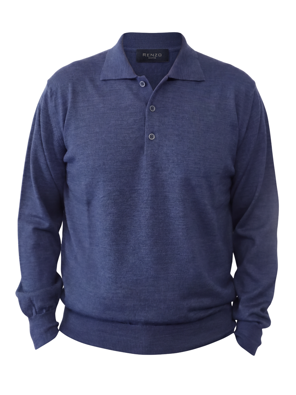 Πλεκτό Πουλόβερ Polo – 50% Merino Wool-50%PAC