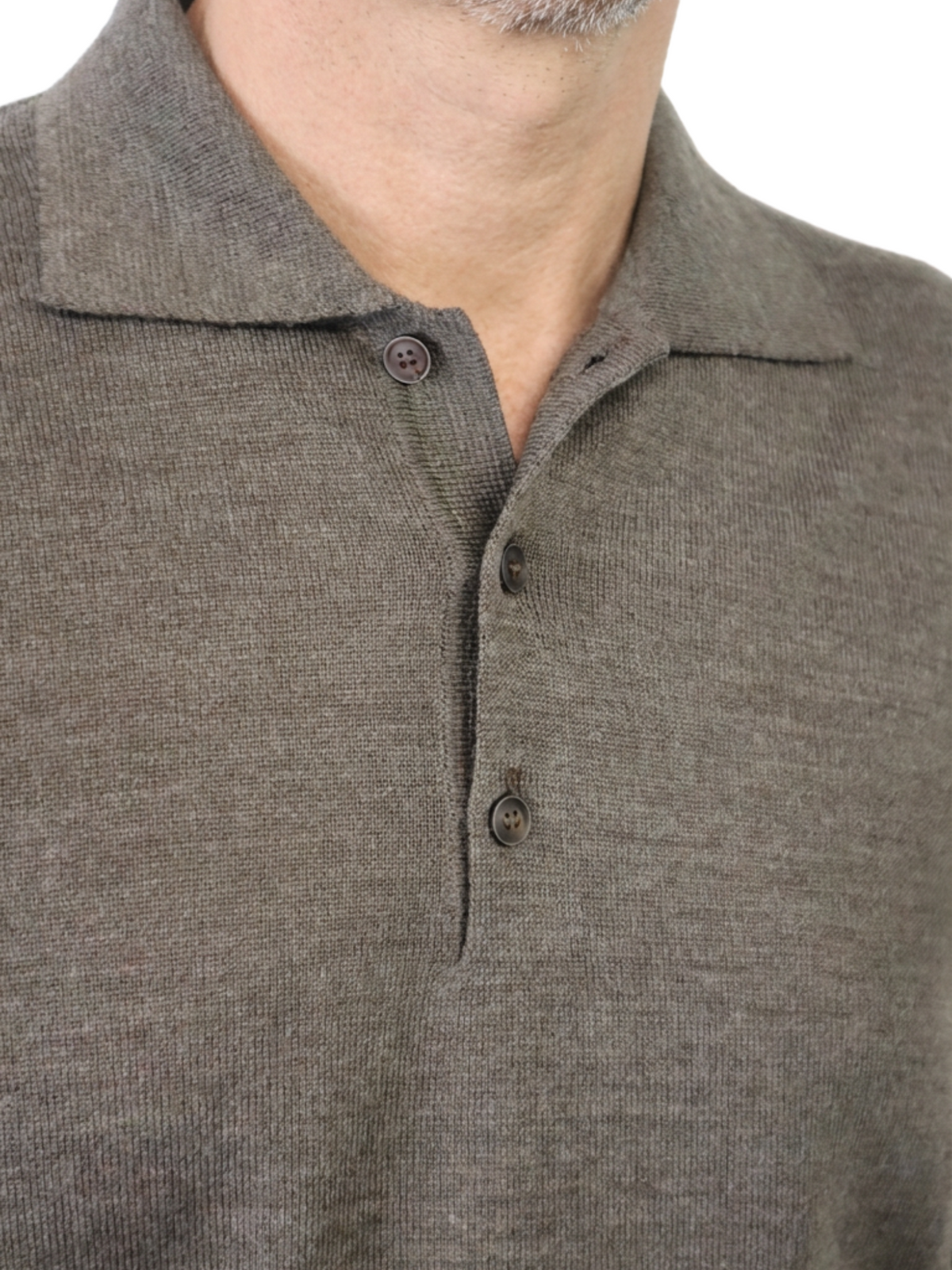 Πλεκτό Πουλόβερ Polo – 50% Merino Wool-50%PAC