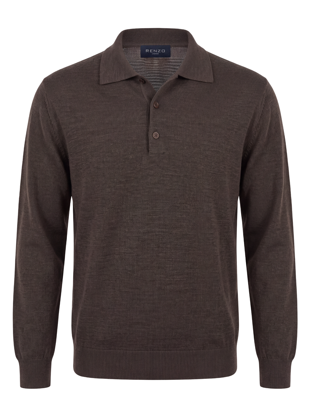 Πλεκτό Πουλόβερ Polo – 50% Merino Wool-50%PAC
