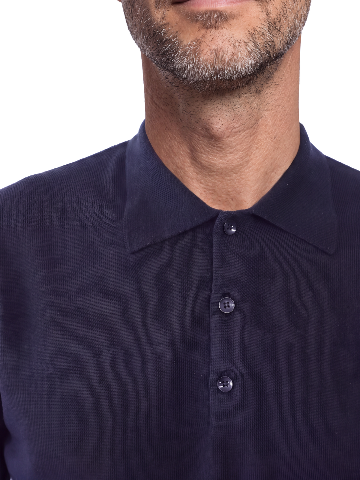 Πλεκτό Πουλόβερ Πόλο 100% Merino Extrafine