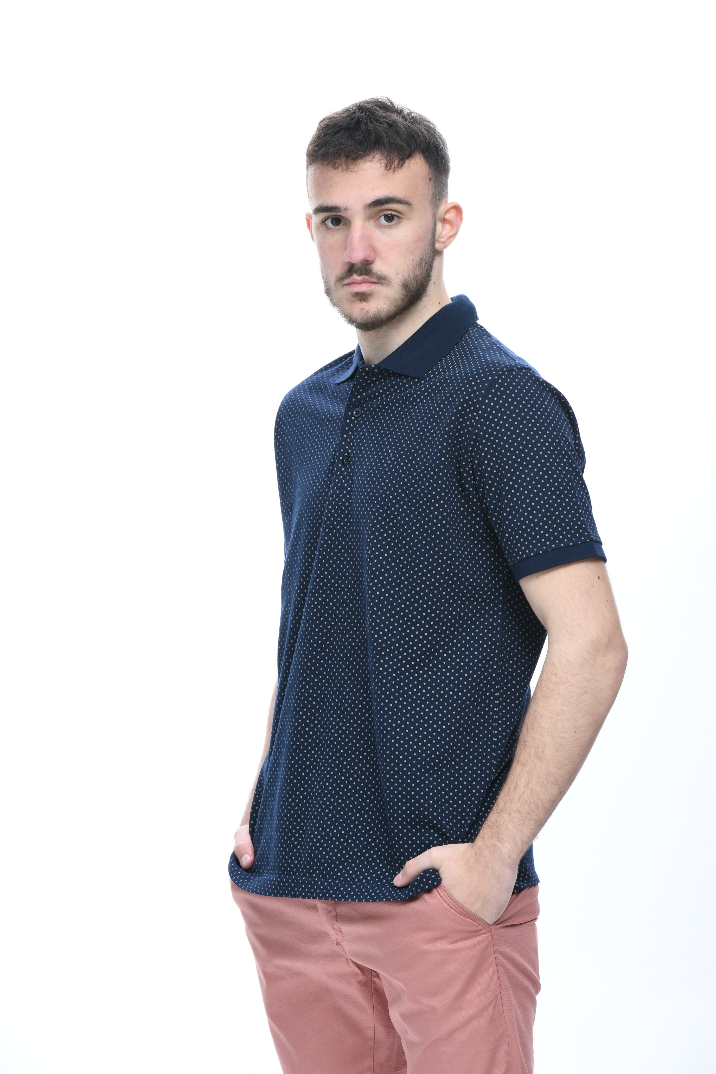 Polo T-Shirt πικέ  - Μπλε