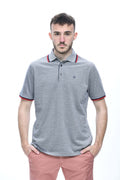 Polo T-Shirt πικέ γκρι