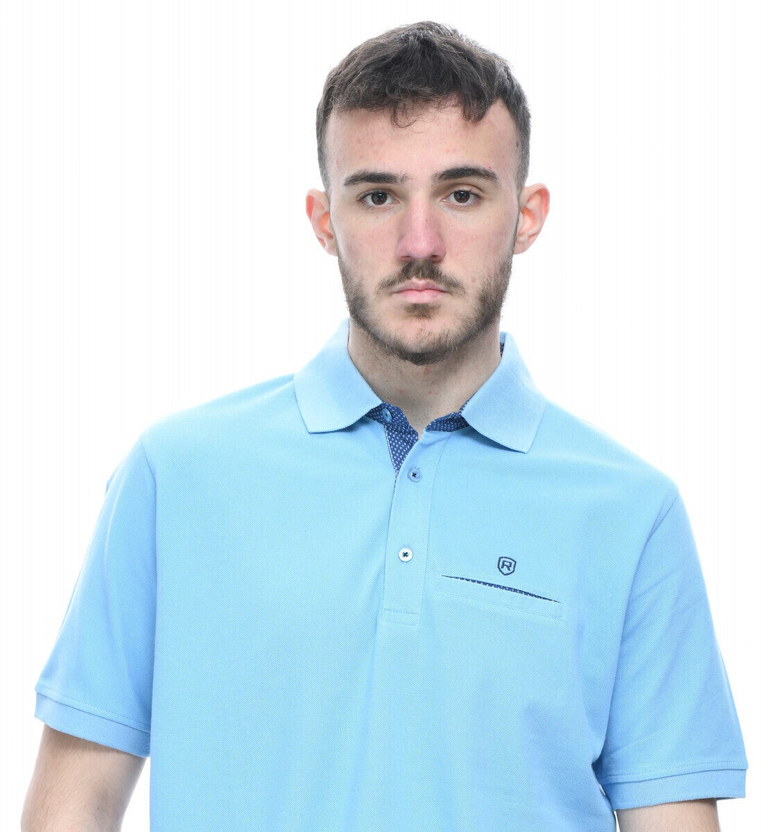 Renzo Uomo Polo T-shirt Μπλε