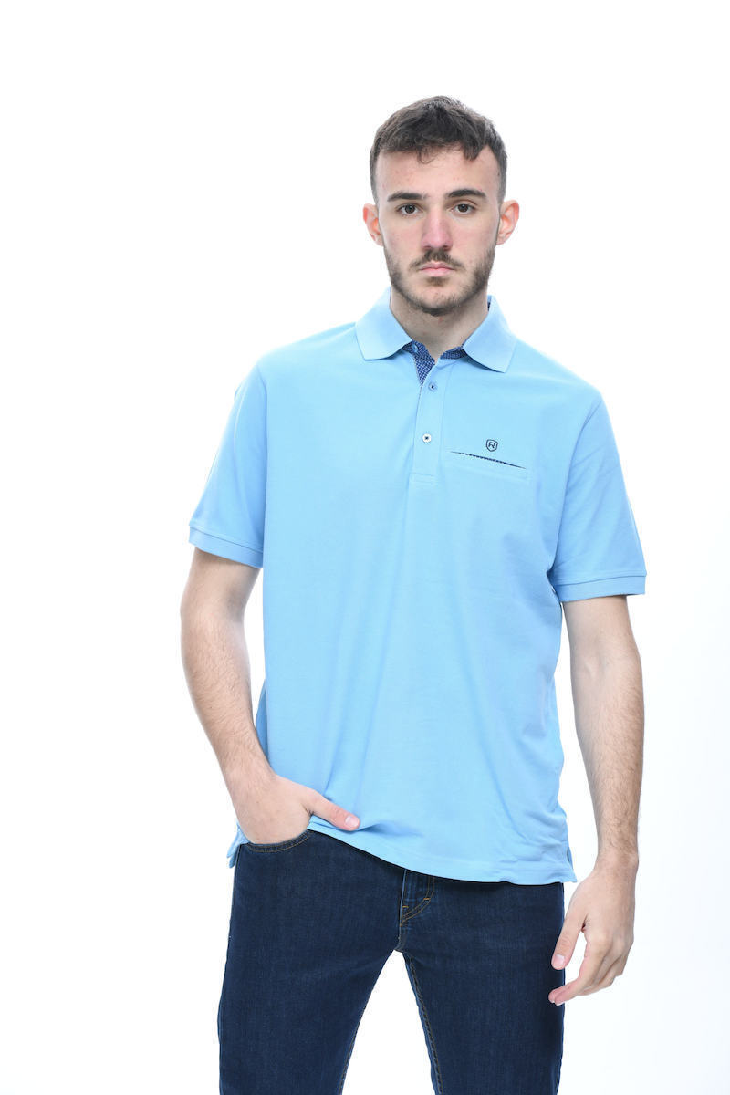 Renzo Uomo Polo T-shirt Μπλε